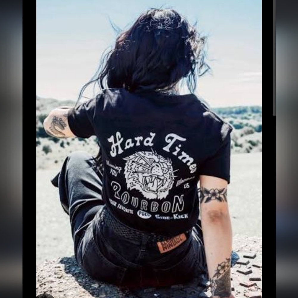Hard Times Black Womens Shirt